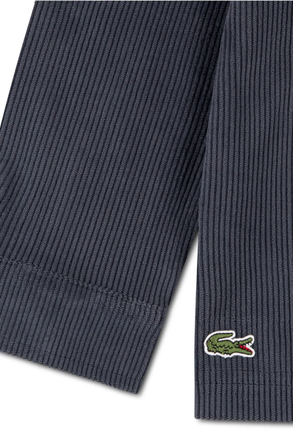 Lacoste corduroy overshirt met logo - antraciet, foto 5