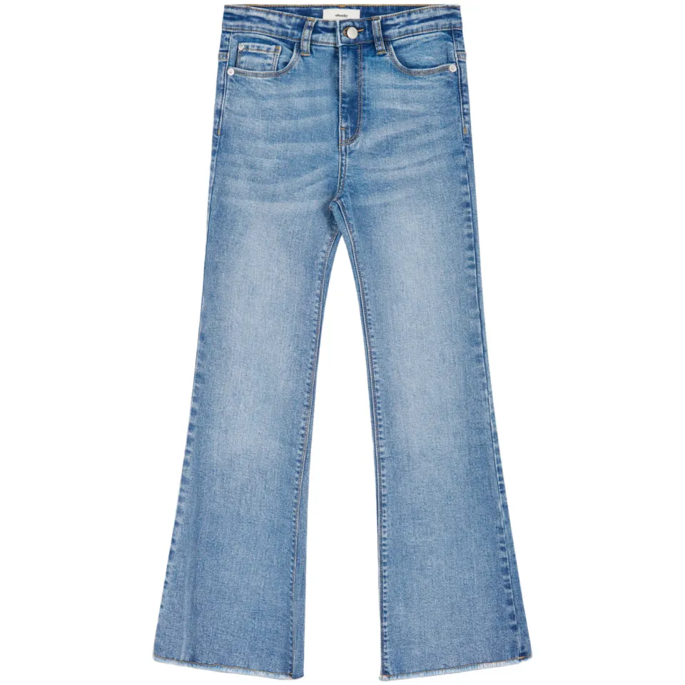 Shoeby high waist flared jeans mediumstone, foto 2