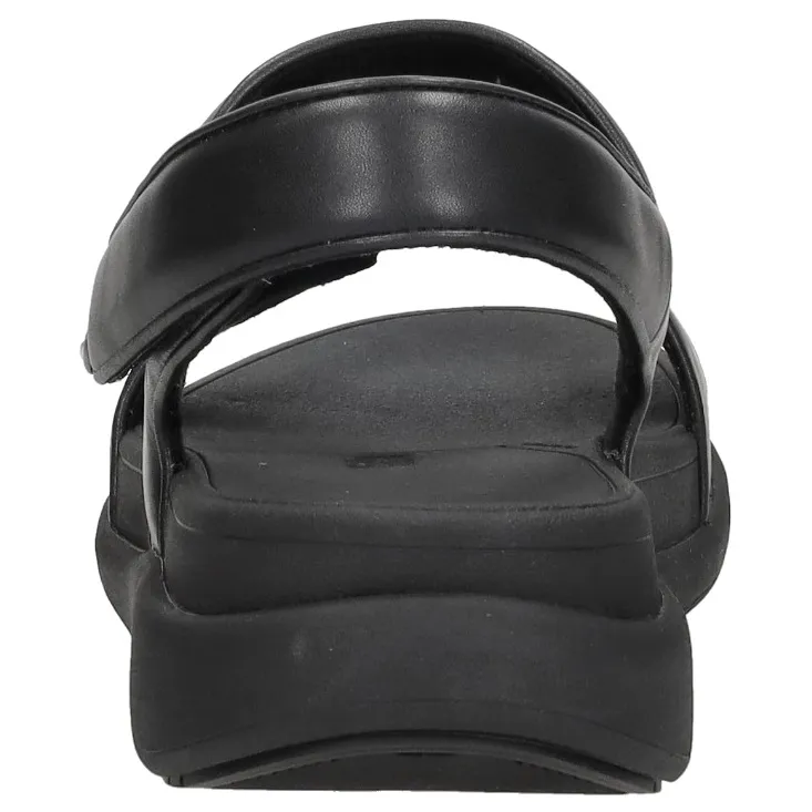FitFlop F-Mode Go Adjustable Flatform sandalen zwart, foto 4