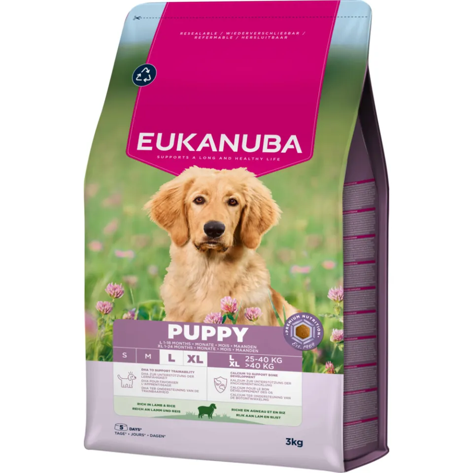 Eukanuba Puppy Large met lam en rijst hondenvoer, foto 2