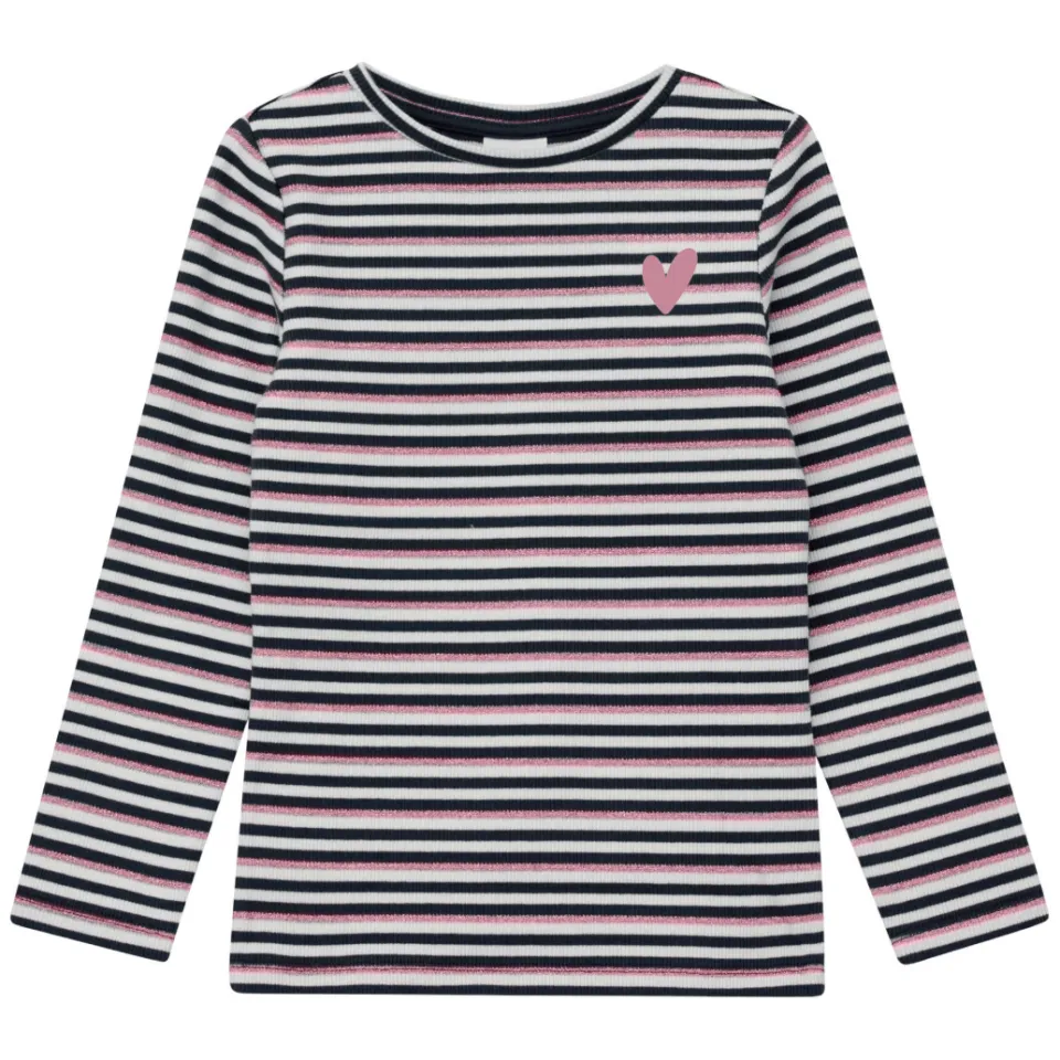 S.Oliver gestreepte longsleeve donkerblauw, foto 2