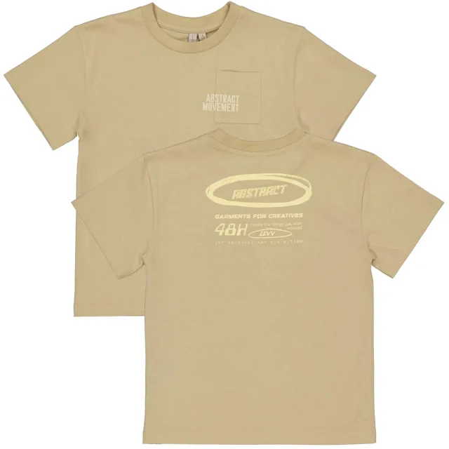 Levv Little t-shirt met backprint zand, foto 2