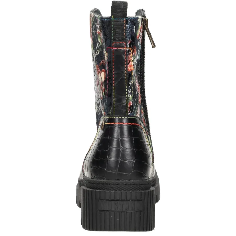 Mustang veterboots hoog zwart, foto 6