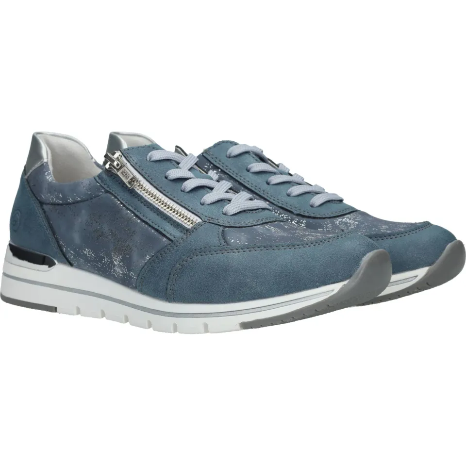 Remonte Sneakers Dames Blauw, foto 2