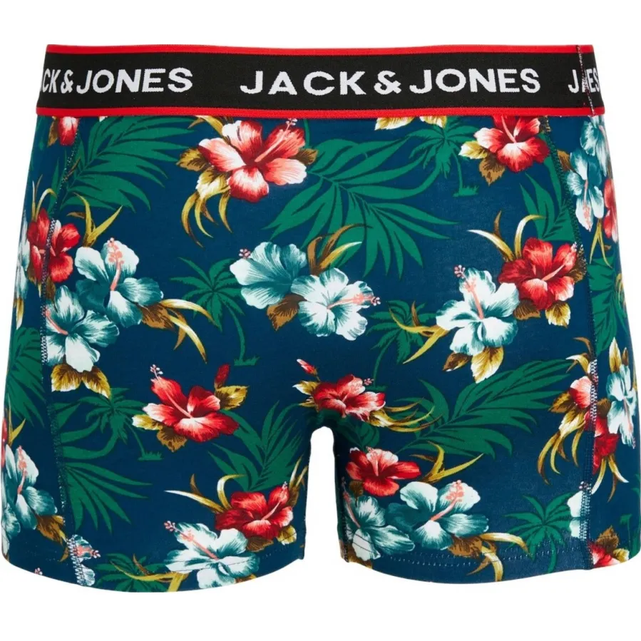 Jack & Jones JACFLOWER boxershorts 3-pack blauw, foto 3