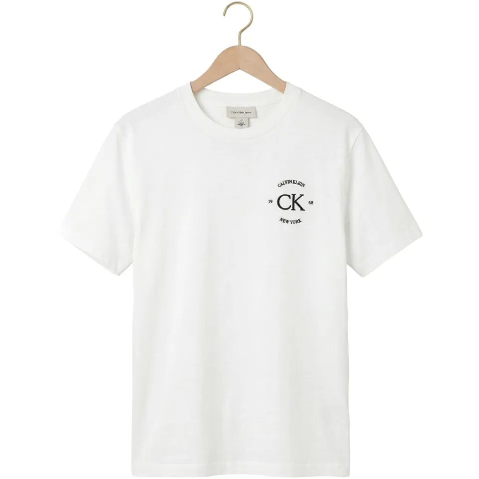 Calvin Klein Heren Polo's & T-shirts 20s April Graphic Seasonal Fashi - Wit, foto 2