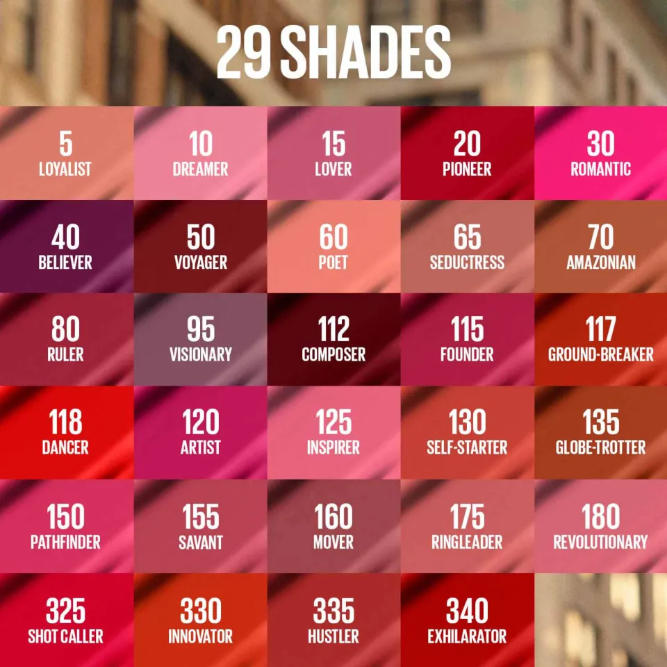 Maybelline New York SuperStay Matte Ink lippenstift 75 Fighter oranje, foto 4