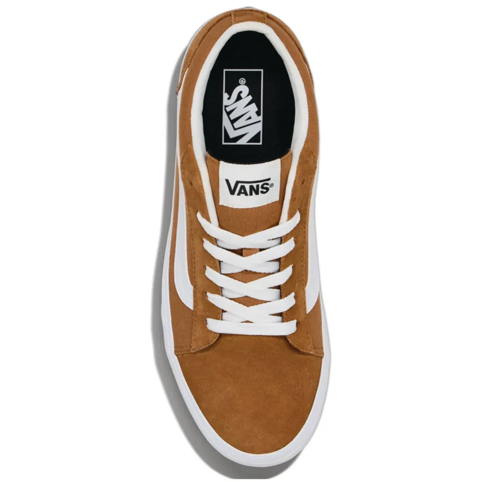Vans Vero LS suede sneakers cognac/wit, foto 2
