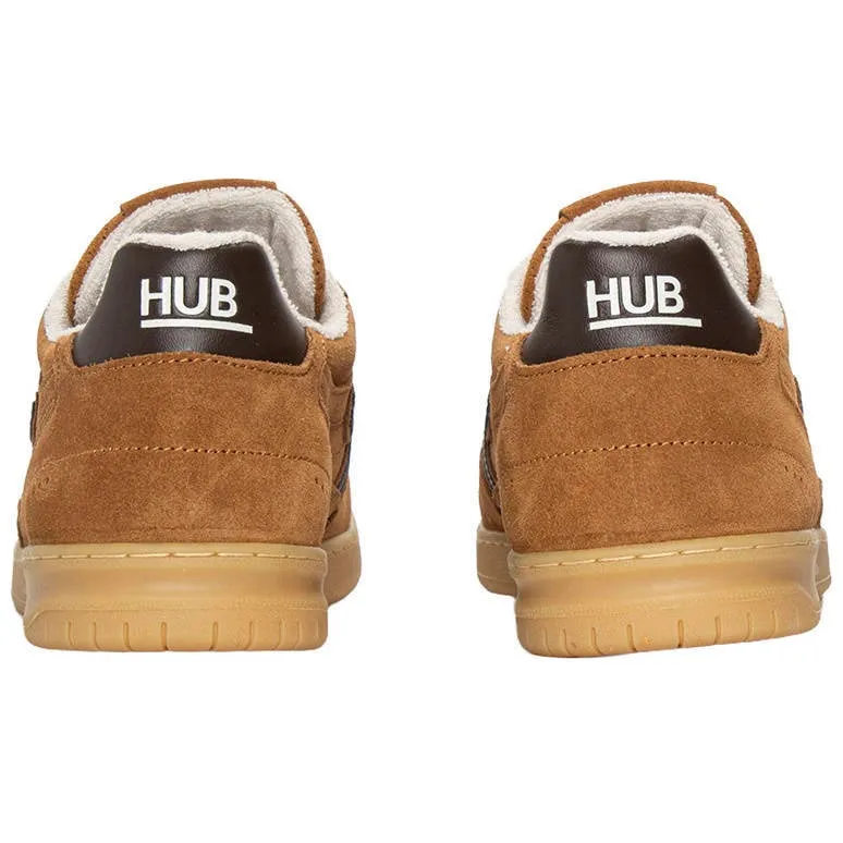 Hub suede sneaker meerkleurig cognac, foto 6