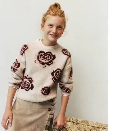 Mango Kids corduroy skort met ruches - beige, foto 4