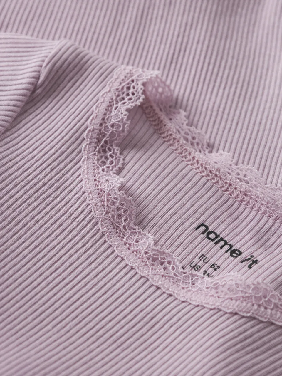 NAME IT BABY romper roze rib gebreid, foto 4