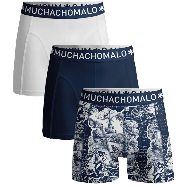 Muchachomalo Heren 3-pack Boxershorts Veelkleurig