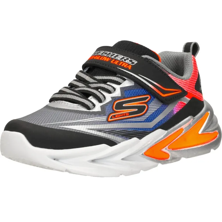 Skechers S Lights Flex Glow Ultra sneakers zwart, foto 4