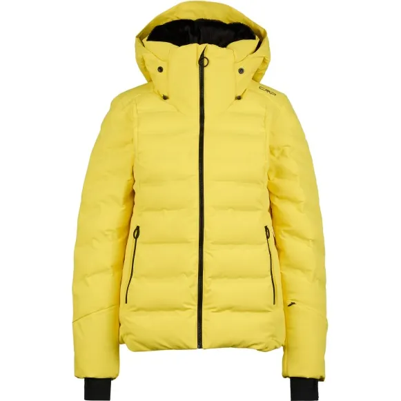 CMP Women's Jacket Fix Hood 34W4406 - Ski-jas, geel