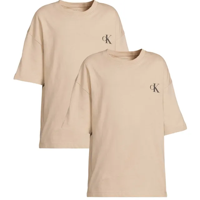 Calvin Klein T-shirt beige (2-pack), foto 3