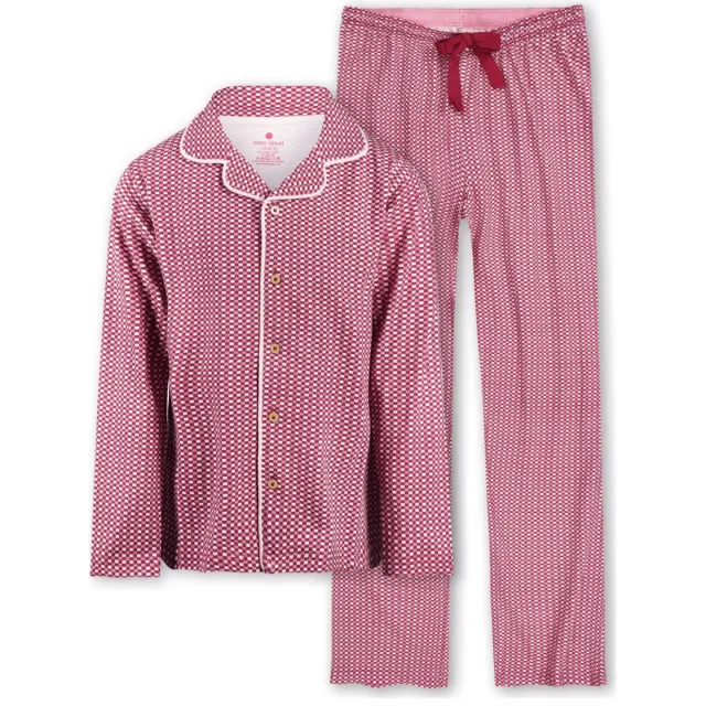 Little Label pyjama met geruite print rood, foto 2