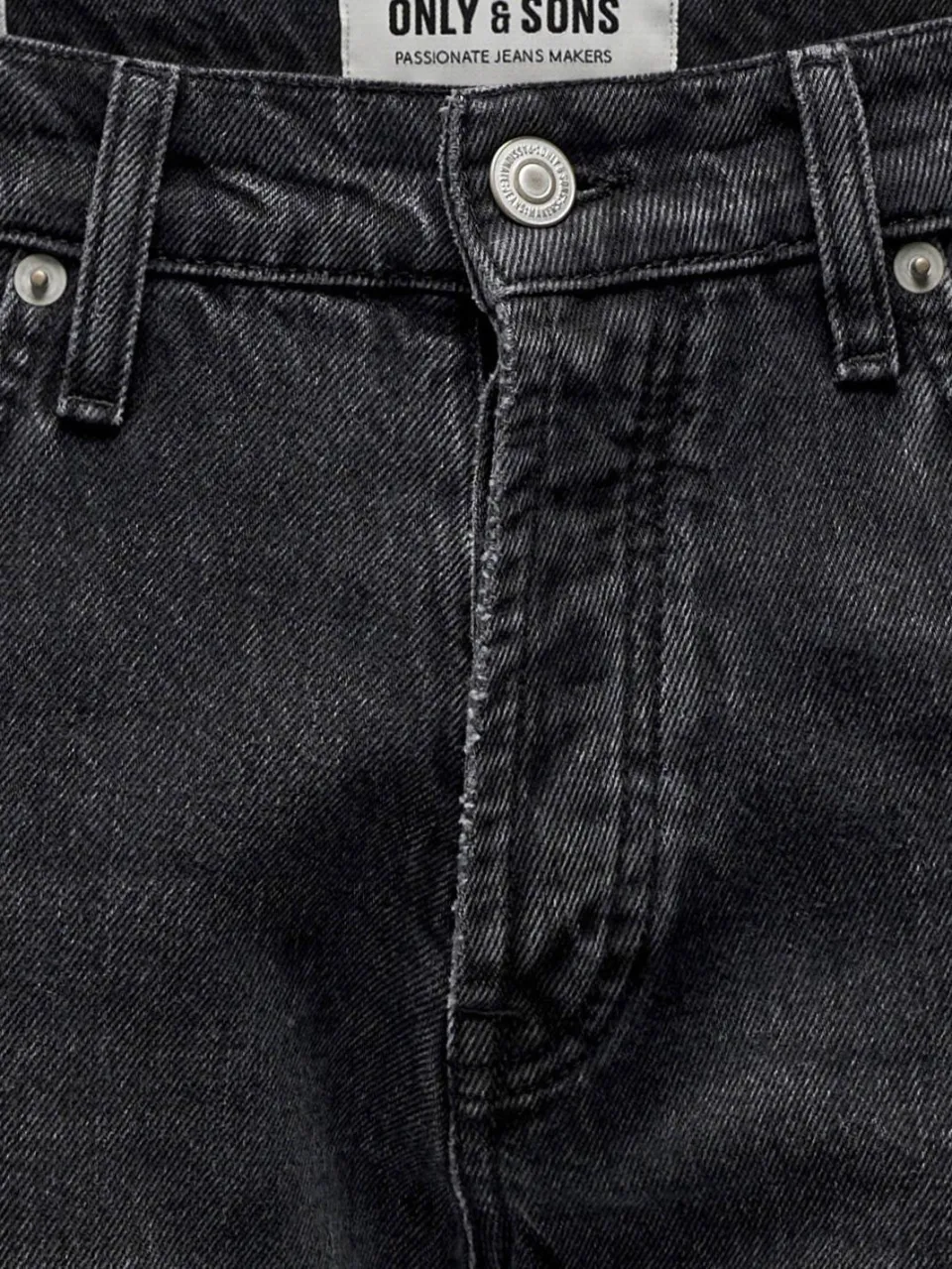 Only & Sons straight leg jeans - zwart, foto 6