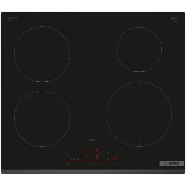 Bosch PIE631HC1M EXCLUSIV Inductie kookplaat Zwart