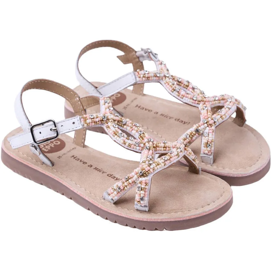 Gioseppo leren sandalen roze/wit, foto 3