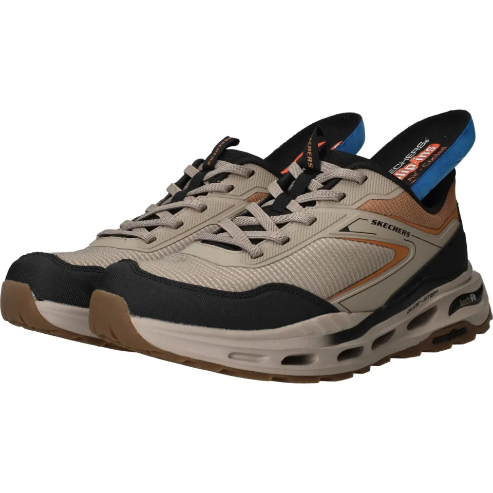 Skechers Arch Fit Orvan Ultra Talon veterschoen taupe, foto 8
