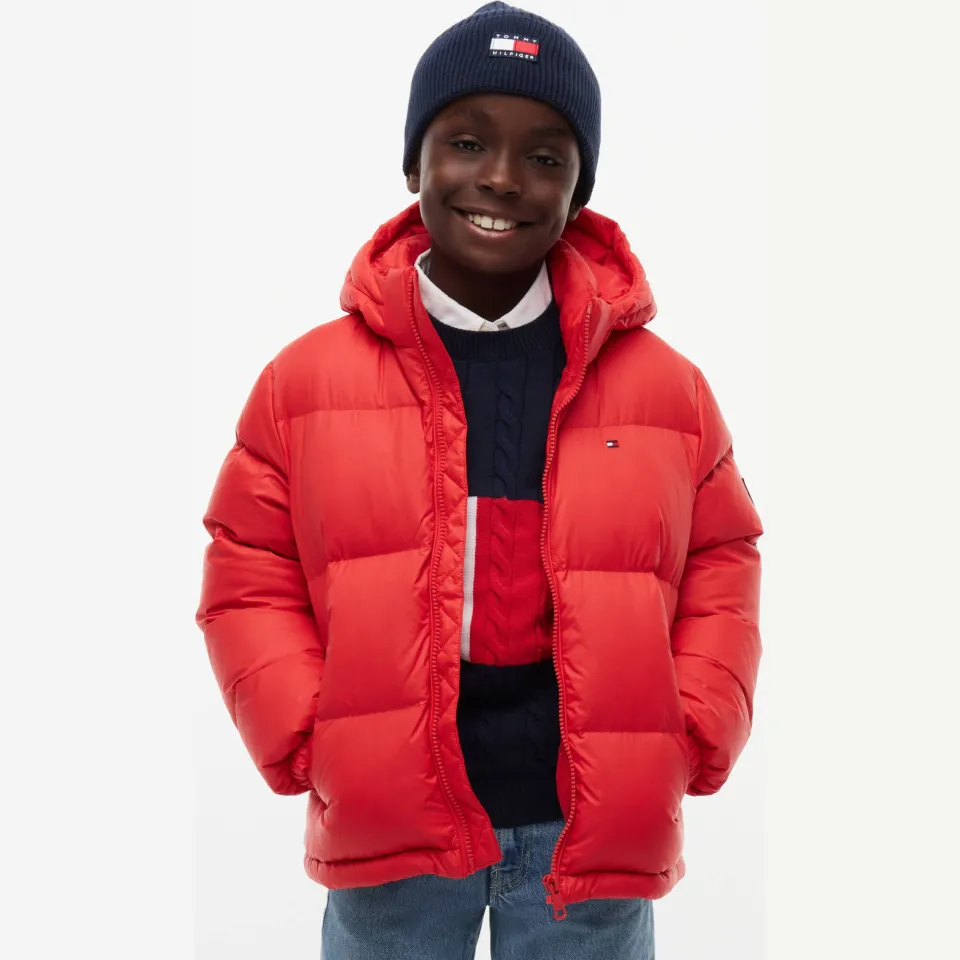 Tommy Hilfiger winterjas rood