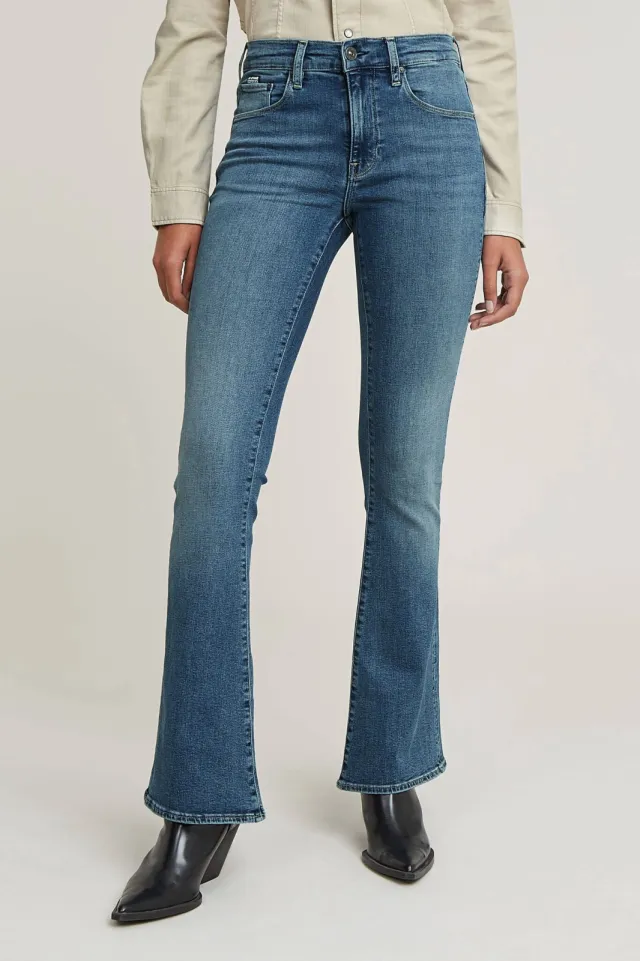 G-Star flared jeans medium blue denim, foto 3