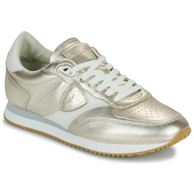Philippe Model Lage Sneakers Philippe Model BLVILLE LOW WOMAN Goud