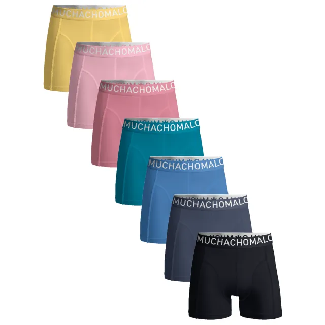 Muchachomalo Heren 7-pack Boxershorts Hello Sunshine Veelkleurig