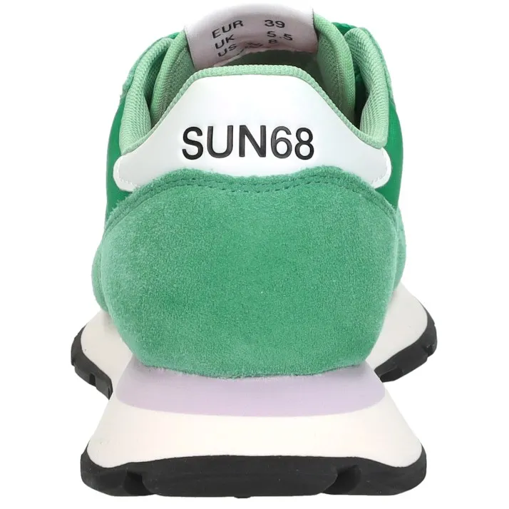 Sun68 Ally Solid Nylon lage sneakers groen, foto 4