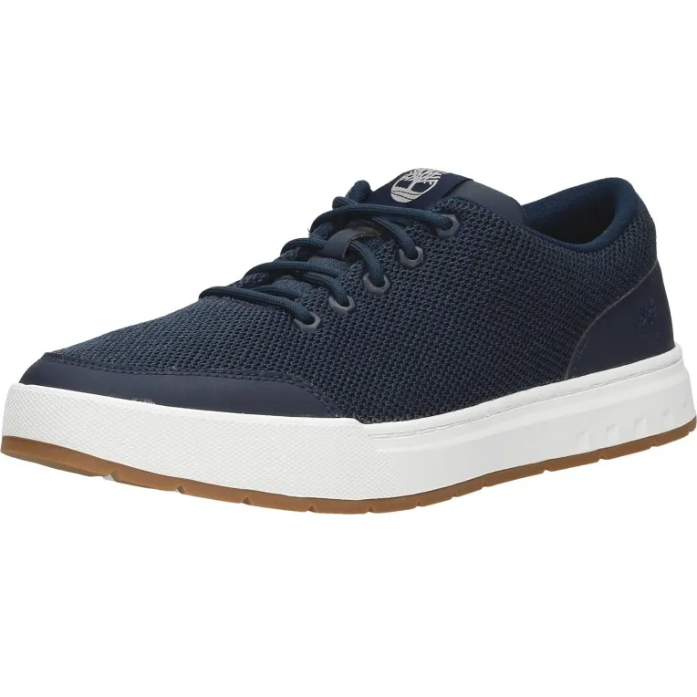Timberland Maple Grove Knit Ox lage sneakers marineblauw, foto 4