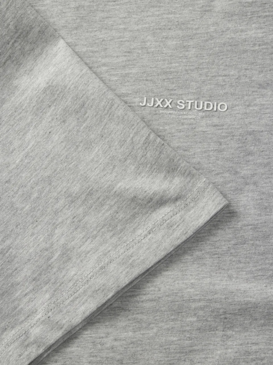 JJXX GIRL T-shirt met tekst lichtgrijs melange, foto 6