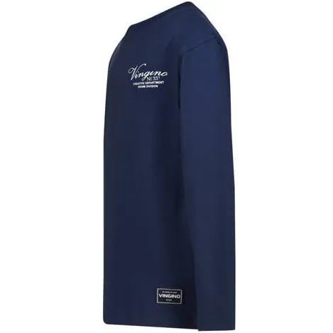 Vingino longsleeve met logo donkerblauw, foto 3