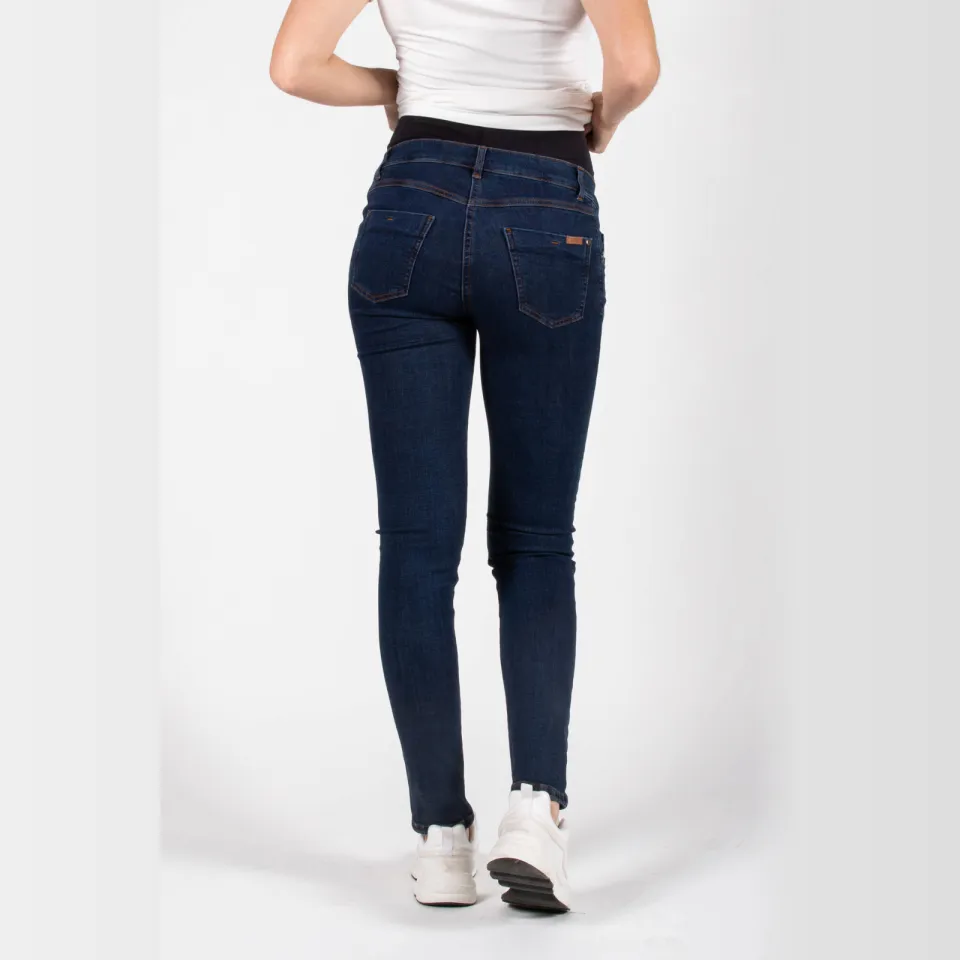 LOVE2WAIT high waist zwangerschaps skinny jeans medium blue denim, foto 2