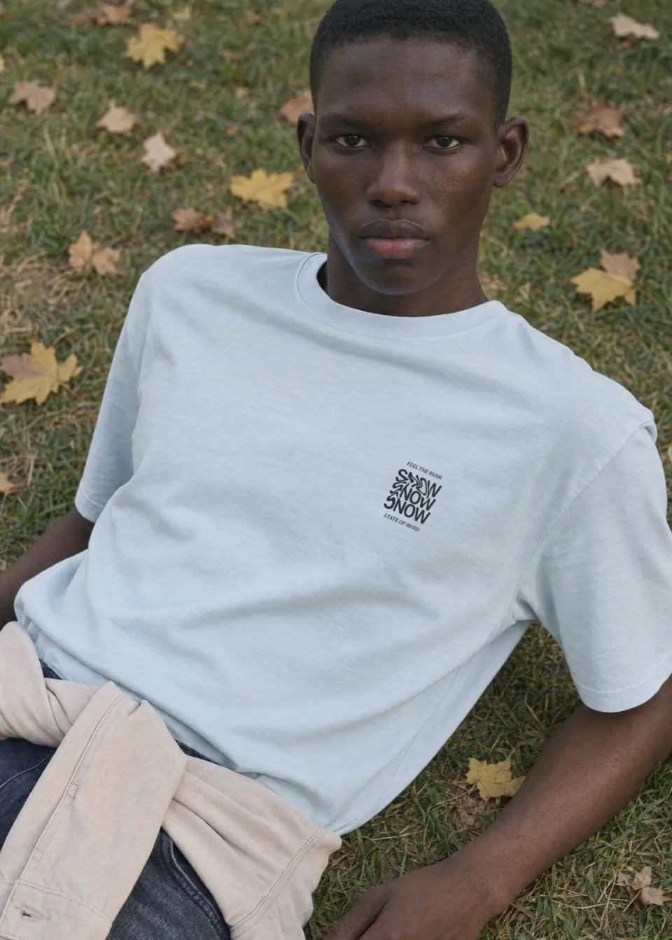 Mango TEEN T-shirt met backprint - lichtblauw, foto 5