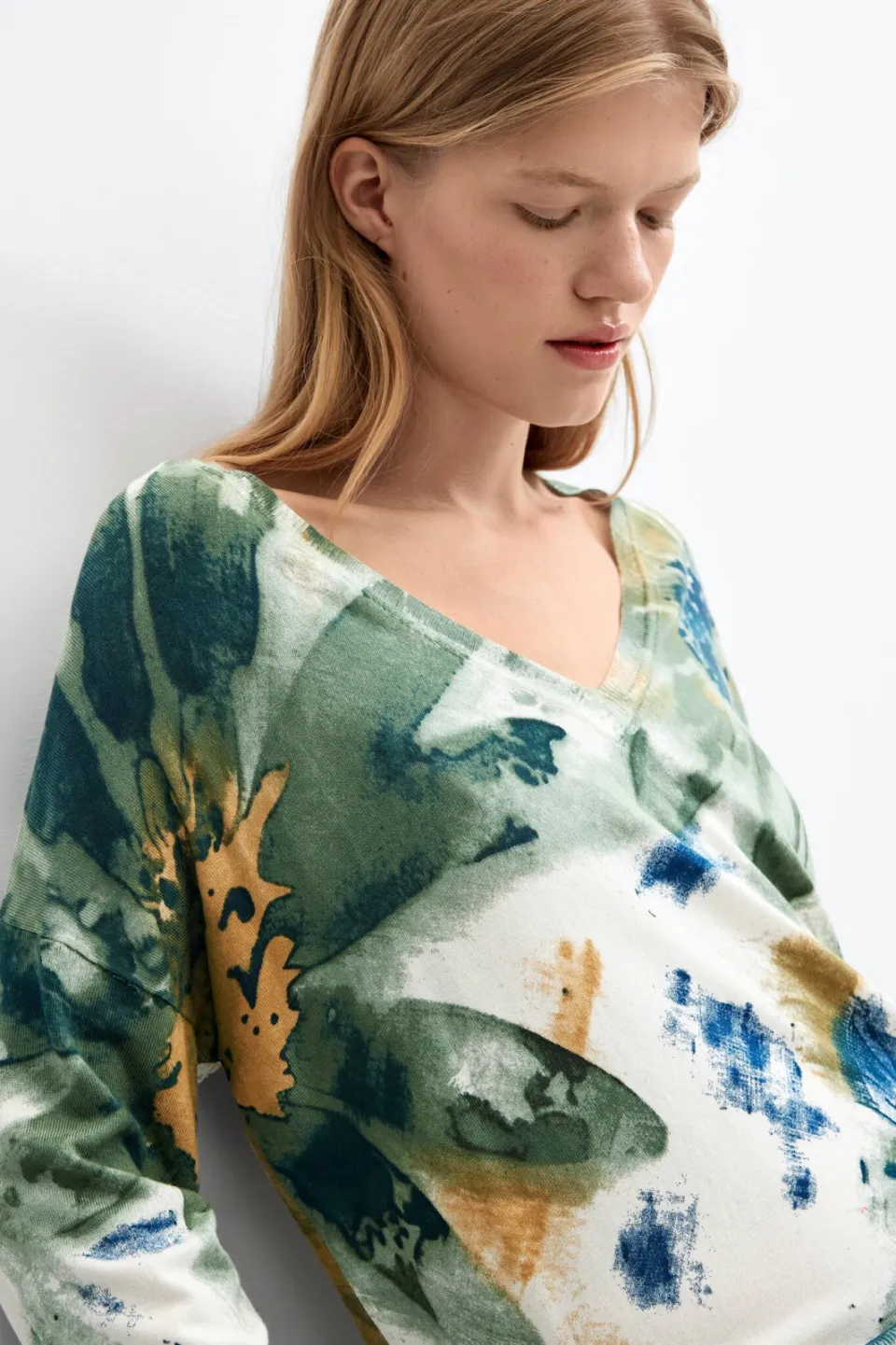 Desigual pullover met print - wit, foto 4
