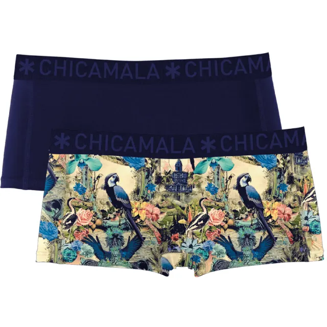Muchachomalo Meisjes 2-pack Boxershorts Veelkleurig