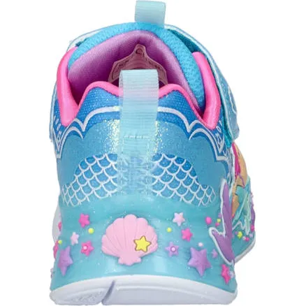 Skechers S Lights Mermaid Dreams sneakers met lichtjes blauw, foto 3