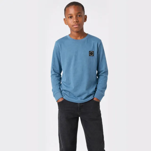 Petrol Industries longsleeve met logo blauw, foto 2