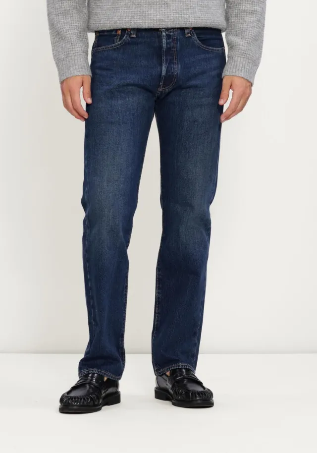 Levi's Heren Jeans 501 Levis Original Fit - Blauw