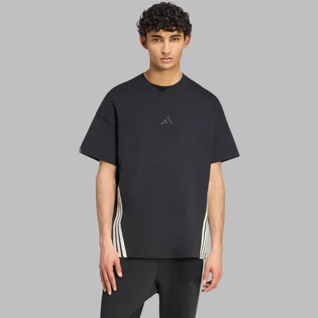 Adidas Sportswear regular fit T-shirt met logo - zwart
