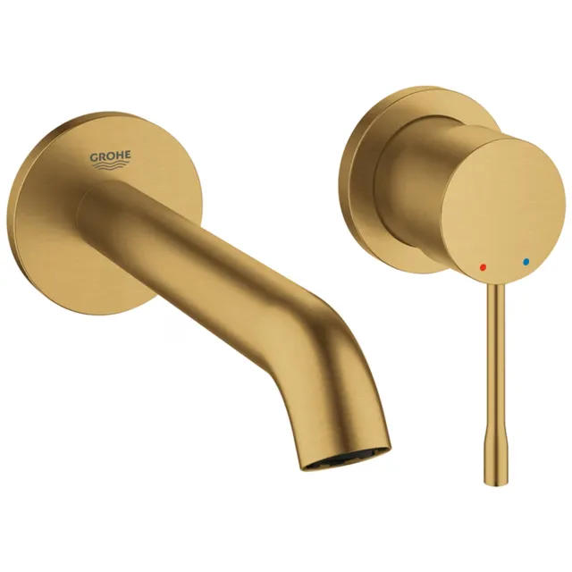 Grohe Essence wastafelkraan geborsteld goud