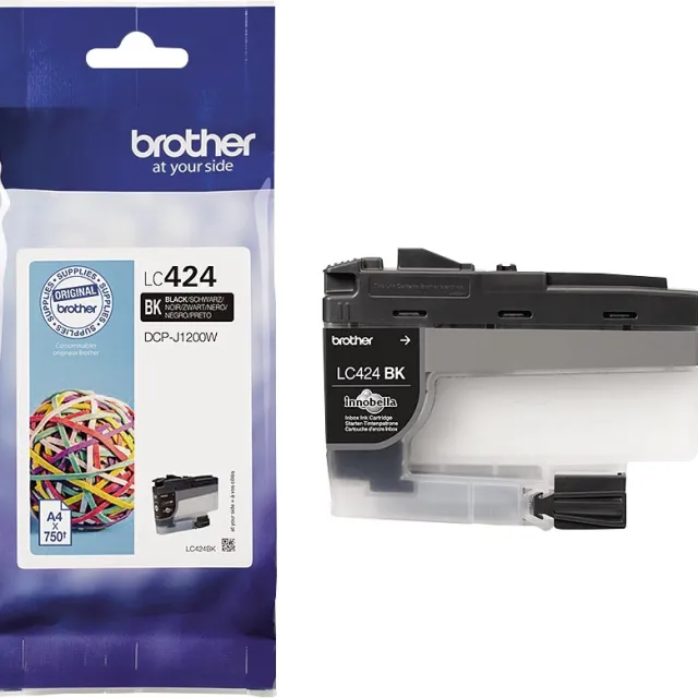 Brother LC-424BK inktcartridge zwart