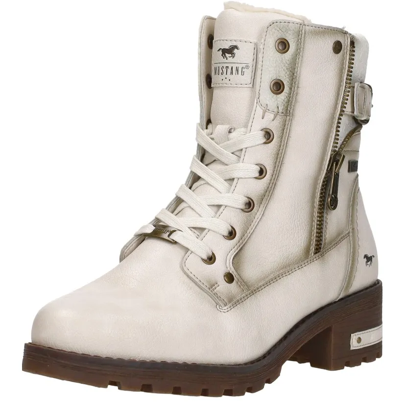 Mustang Veterboots Dames Beige, foto 4