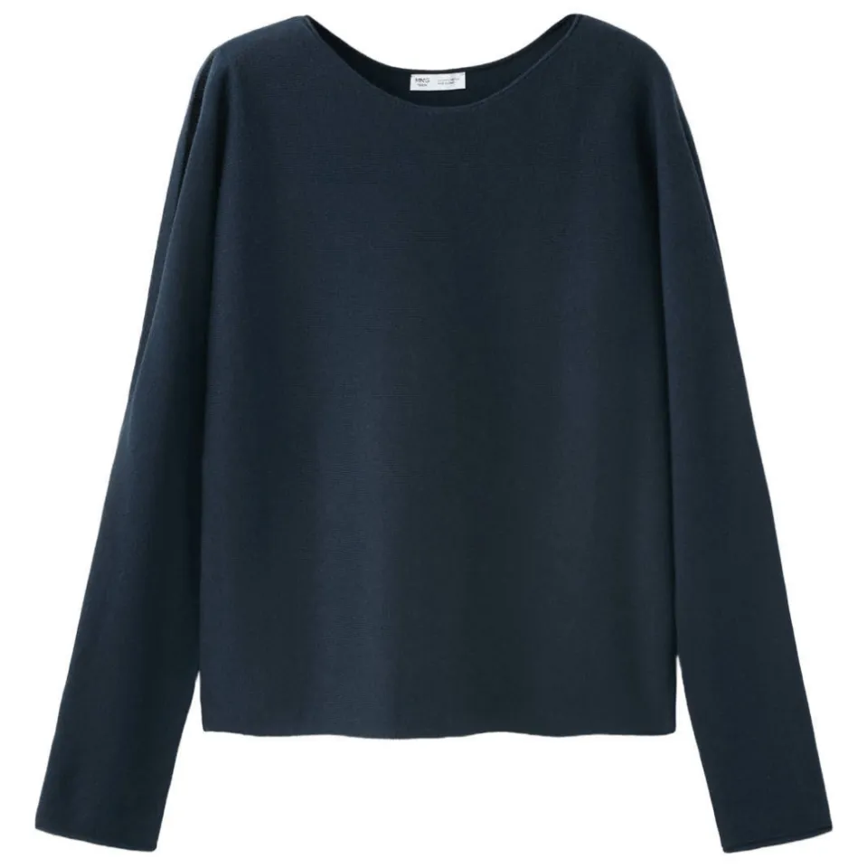 Mango TEEN trui met cut-out - marineblauw, foto 2