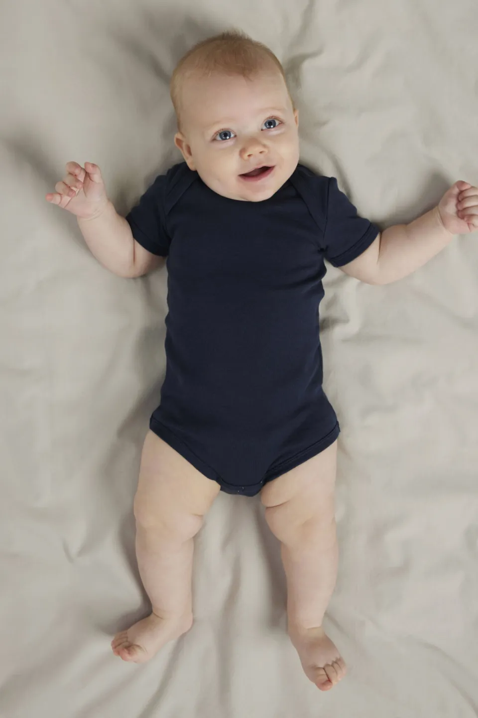 NAME IT BABY romper - blauw/grijs/donkerblauw (set van 3) Multi