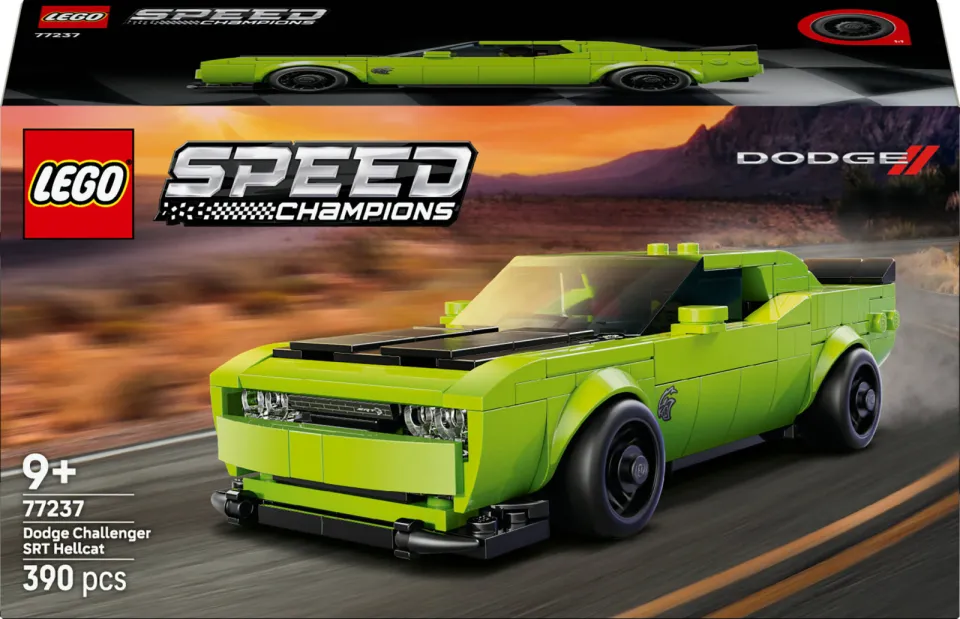 Lego Speed Champions Dodge Challenger SRT Hellcat sportauto 77237, foto 3