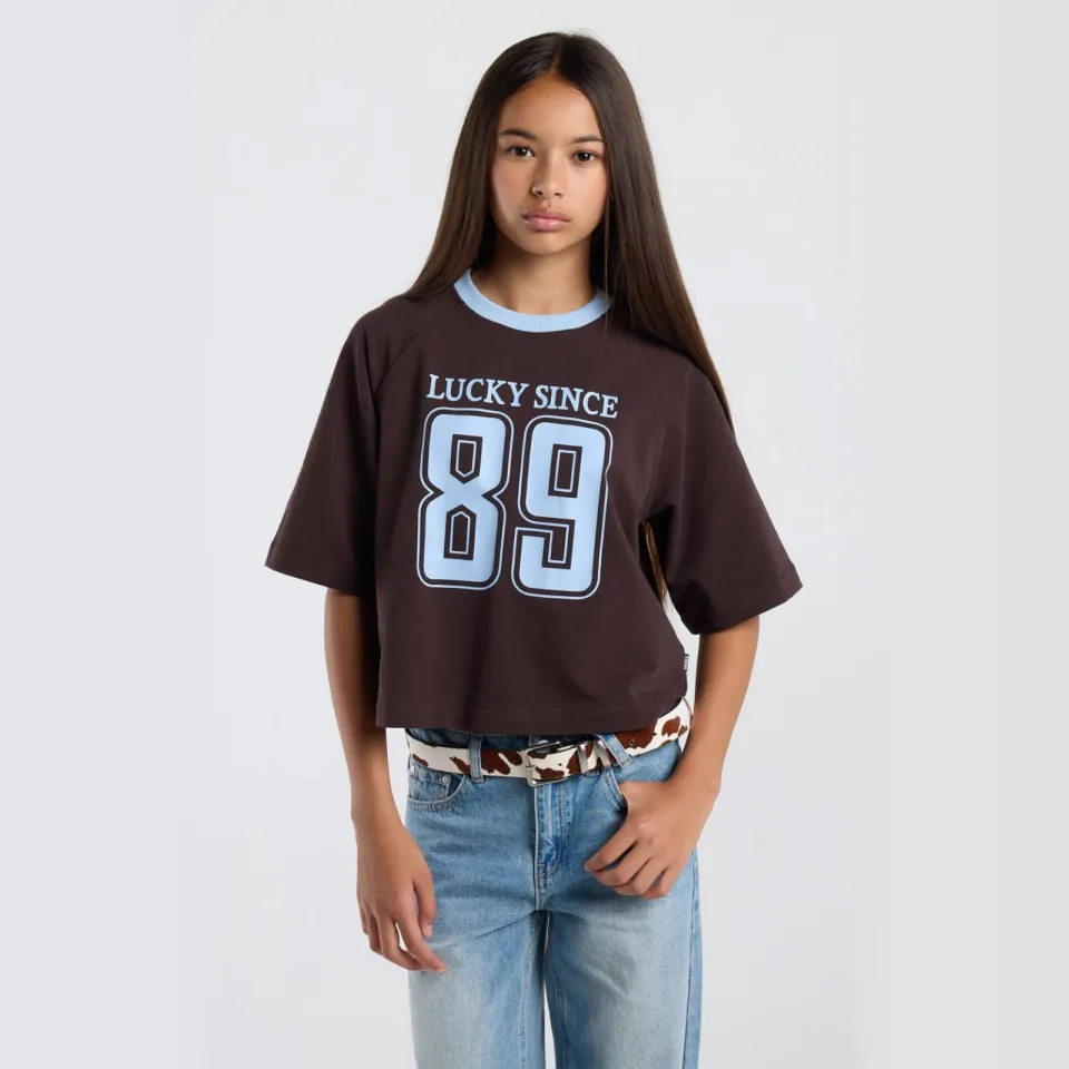 America Today oversized t-shirt bruin, foto 5
