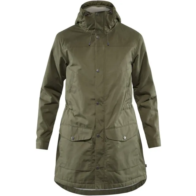 Fjällräven Greenland Winter Parka lange jas olijfgroen