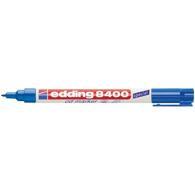 Cd marker edding 8400 rond 0.5-1.0mm blauw