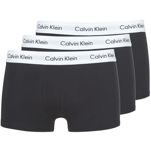 Calvin Klein Boxers Calvin Klein Jeans COTTON STRECH LOW RISE TRUNK X 3 Zwart